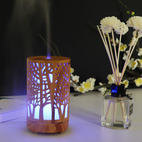 Holz Korn Aromatherapie Maschine Nebel Luftbefeuchter Diffuser
